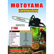 Motoyama Chainsaw CS9900 22 LaserBaja Mesin Gergaji Senso