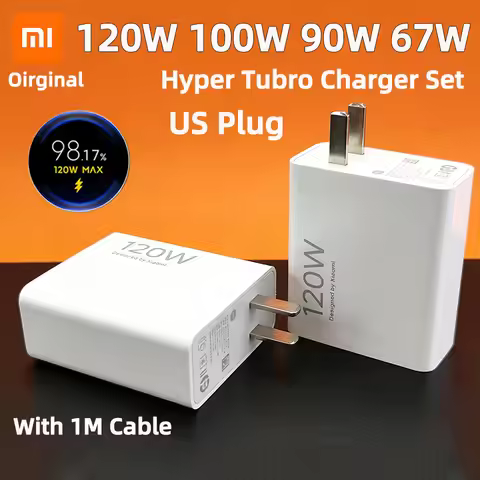 Original XIAOMI Poco F8 Charger Redmi 120W 90W 67W Usb Type C Hyper Charger Phone US Xiao Mi 17 14 P