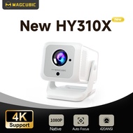 Magcubic HY310X 4K Mini Projector With Full HD 1080P 420ANSI Android 11 Auto Keystonefocus for Outdo