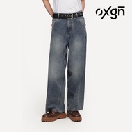 OXGN Barrel Jeans For Women (Denim Blue)