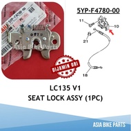 Yamaha Original LC135 V1 Seat Lock Assy - 5YP-F4780-00 / 1S7-F4780-00 / 98517-06012