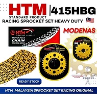 415 HBG-120L CT115 CT 115 CT115S MODENAS SPROCKET SET CHAIN HTM