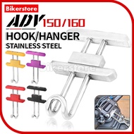 ADV150 ADV160 PCX160 Honda ADV Hook Premium Alloy Stainless Steel Hanger Cangkuk Silver Honda ADV 15