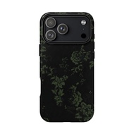 Army Green Flowers Tough Phone Case For Iphone 17 16 15 14 13 12 11 Pro Max 17e 16e 17air XSMAX XR 7
