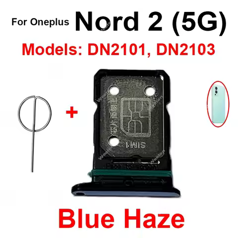 Sim Card Tray For OnePlus 1+ Nord 2 2T Nord 2 Nord 2T 5G Sim Holder Slot Card Reader Socket Flex Cab