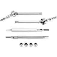 INJORA +2mm Extended Thread Dogbone CVD Front Rear Axle Shafts for 1/18 TRX4M Axles Replacement
