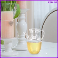 Cold Water Pitcher Glass Coffee Pot Household Tea Pitcher Pitcher for Breakfast Glass Honey Pitcher 