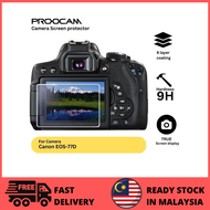 🔥READY STOCK🔥PROOCAM SPC-77D GLASS SCREEN PROTECTOR FOR CANON 77D