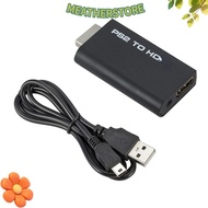 KEATHS Converter, PS2 to HDMI 480i/480p/576i Adapter, Portable 3.5mm Audio Output Game to HDMI HD Ca