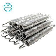 12 Pack 6.5Inch Trampoline Spring Steel Accessories for Extra Bounce Trampoline Accessories Silver