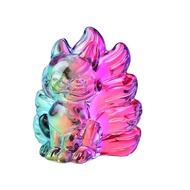 Crystal Nine-Tailed Fox Colorful Colorful Glazed Nine-Tailed Fox Ornaments Phoenix Nine Little Fox F