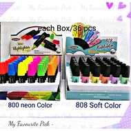 Highlighter yosogo broad line 5.0mm (Box/36pcs)