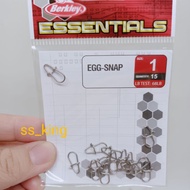 Berkley EGG SNAP essentials swivel casting snap clip