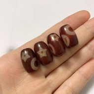 紅玉髓天珠 日月星