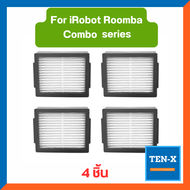 ฟิลเตอร์ สำหรับ iRobot Roomba Combo J Series จำนวน 4 ชิ้น Filters for iRobot Roomba Combo J7 Combo J