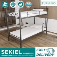 Brand new SEKIEL DOUBLE DECK BED FRAME - Affordahome Furniture