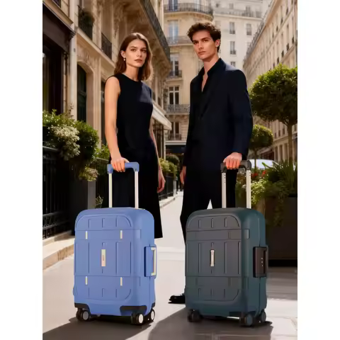 Simple Fashion Trolley Suitcase 20 Inch Carry On Luggage 24 Inch Hard Travel Case Sturdy Supportable