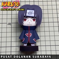 Naruto Papercraf DIY Figure Anime Naruto Akatsuki Uchiha Itachi