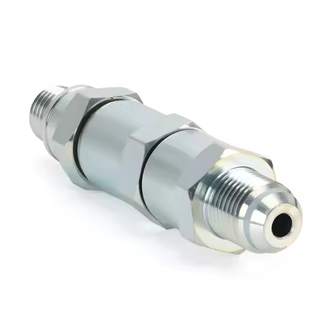 Fuel Check Valve Regulator 23535129 For Detroit Diesel Series 60 14.0L Engine M14x1.5 Male X 5/8-18