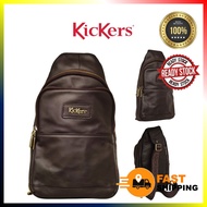 KICKERS ORIGINAL COW LEATHER CHEST BAG CROSSBODY BEG LELAKI KULIT ORIGINAL LEMBU ASLI BEG DADA BRAND