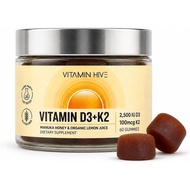 D3K2Gmiesfors, 2500 International Unit Vitamin D3+100 Microgram Vitamin K2MK7, Medicine Master Formu
