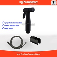 sgPlumbMart Stainless Steel Bidet Spray Set Matte Black