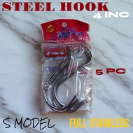 GANTUNGAN HOOK S 4INC FULL BESI STAINLESS STEEL ISI 5PC E6506