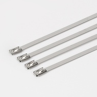 201 Material Marine Cable Ties 4.6 Wide Series Stainless Steel 4.6 * 1550-2000mm Iron Cable Ties 100