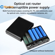 DC UPS 6-Cell 18650 Lithium Battery Solder-Free Power Box Optical Modem Router Uninterruptible Power