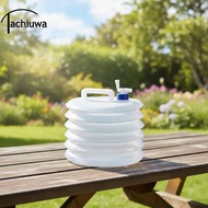 tachiuwa Folding Water Tank Waterproof LDPE4 Water Container with Spigot Camping Water Bin for Kitch