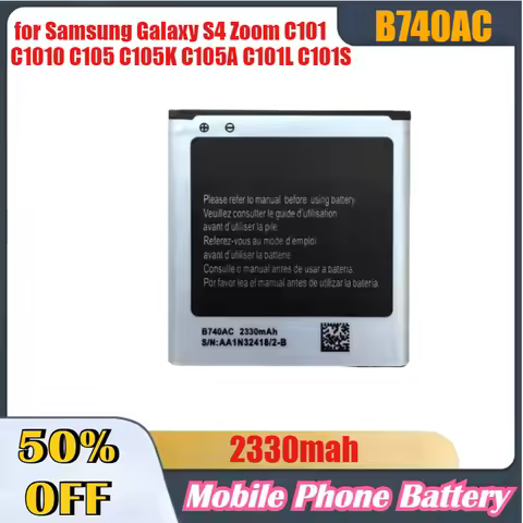 2330mAh B740AC Mobile Phone Batteries for Samsung Galaxy S4 Zoom C101 C1010 C105 C105K C105A C101L C