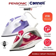 Pensonic/Tefal 1200W/2250W Steam Iron | FV1053M0 PSI-1005 (Stainless Steel Non Sitck Dry Iron Seteri
