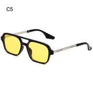 Fashion UV400 Protection Square Sunglasses Vintage Summer 70s Sun Glasses Retro Style Eyeglasses for