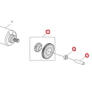 STARTER GEAR SAP PIN STARETR KECIL STARTER MOTOR GEAR SYM VF3I 185 VF3 I 185