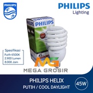 Lampu Philips Helix 45W Putih E27 Lampu Spiral Tornado Ulir 45 W Watt 45Watt Hemat Energi Grosir Murah