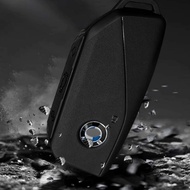 เคสกุญแจ BMW ดำล้วน(ผิวด้าน) พวงกุญแจซิลิโคน BMW 5 Series X5 X17 x7 x06i x740li กุญแจวัสดุ TPU