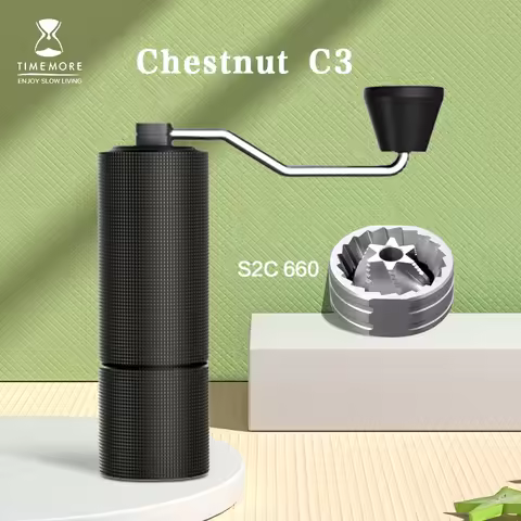 TIMEMORE Chestnut C2 C3 Manual Coffee Grinder S2C Burr Inside High Quality Portable Hand Grinder wit