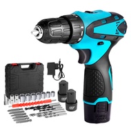 👍Cordless Electric Drill 100-240V 12V DIY Mini Electric Drill Cordless Power Driver Lithium Battery Electric Drill Screwdriver With Rotary Switch 18-speed Torque Electric Drill Electric Screwdriver Repair Tool Set