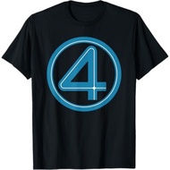 Baju The Fantastic Four: First Steps Costume Icon T-Shirt Women Men Summer Short Sleeve Cotton Tops
