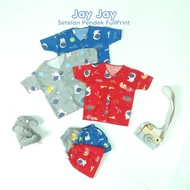 3pc Setelan Baju Bayi Pendek JayJay/Setelan Bayi Murah