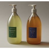 Aromatica, 1L Rosemary Scalp Scaling Shampoo, 1L Tea Tree purifying Shampoo, 1000ml