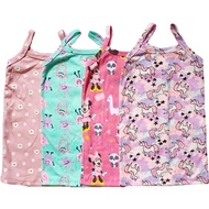 6PCS Printed Cotton Spag-Sando Blouse Mini Dress for Girl 0-8Yr Old