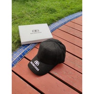 Balenciaga666 White Simple BB Embroidered Baseball Cap