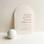 Custom Arch Thank You Card Wedding Invitation Party Menu Print Minimal Brand Premium Design Business