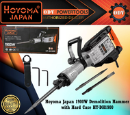 Hoyoma Japan 1900W Demolition Hammer with Hard Case (HT-DH1900) ~ ODV POWERTOOLS