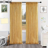 WONDE Sequin Backdrop Curtain, Colorful Decorative Sparkly Sequin Backdrop, Party Supplies Funny Pol