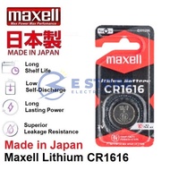 CR1616 GENUINE Maxell Japan Coin Cell Lithium Battery 3V - CR1616/1BS