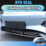 Byd seal Stainless steel Front Grill Door Side Tail Door Decorative Trim Strips bodykit Accessories