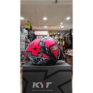KYT NFJ HALF FACE ESPARGARO WHITE SAKURA
