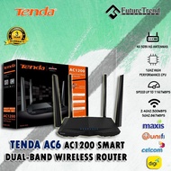 Tenda AC1200 Smart Dual-Band WiFi Router Model AC6